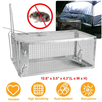 Rat Trap Cage Humane Live Rodent __stock:300 Pest Control refund_fee:1200 Warranty