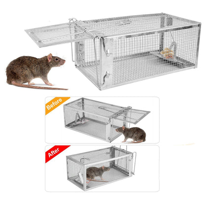 Rat Trap Cage Humane Live Rodent __stock:300 Pest Control refund_fee:1200 Warranty