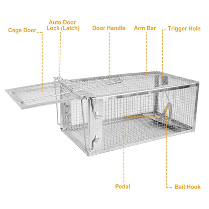 Rat Trap Cage Humane Live Rodent __stock:300 Pest Control refund_fee:1200 Warranty