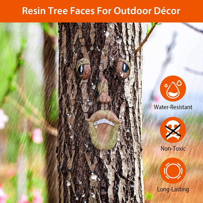 Resin Old Man Tree Hugger Bark __stock:100 Garden & Patio refund_fee:1200