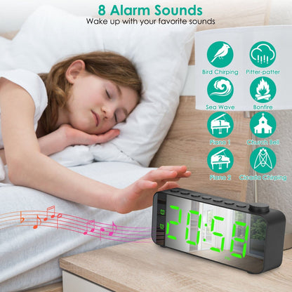 RGB Color LED Digital Alarm Clock __stock:50 Household Appliances Low stock refund_fee:1200 Warranty