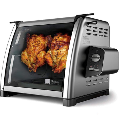 Ronco Modern Rotisserie Oven, Large Capacity (15lbs) Countertop Oven Silver __stock:50 Kitchen & Dining refund_fee:2800 Warranty