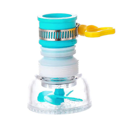 Rotatable Spray Head Tap 360 Degree Durable Faucet Filter Nozzle Blue __stock:200 Home Improvement refund_fee:800