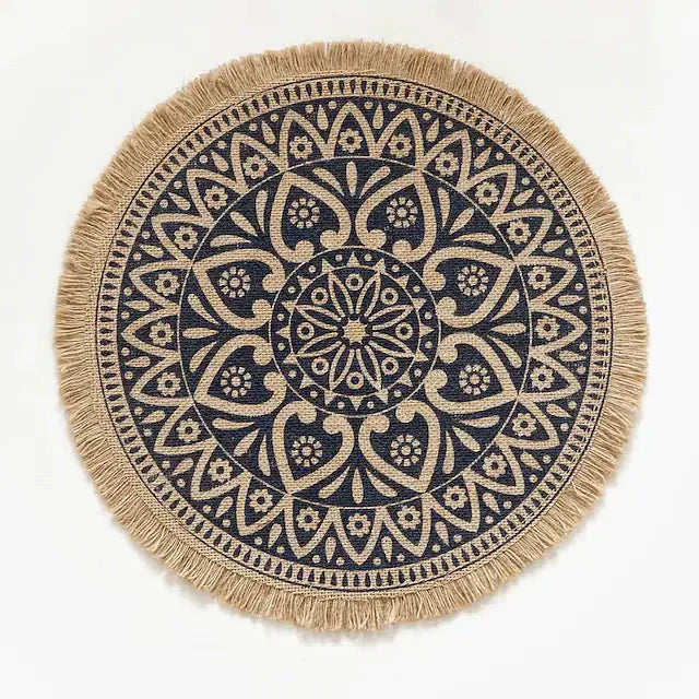 Round Mandala Placemats B Kitchen & Dining