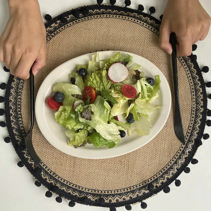 Round Mandala Placemats Kitchen & Dining