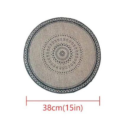 Round Mandala Placemats Kitchen & Dining