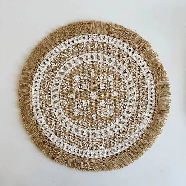 Round Mandala Placemats F Kitchen & Dining