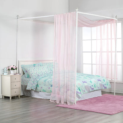 Royale Home Bed Canopy Set Scarf Blush __stock:50 Bedding refund_fee:1800 show-color-swatches