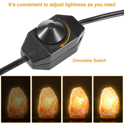 Salt Crystal Rock Lamp Indoor Lighting Low stock refund_fee:1200 Warranty