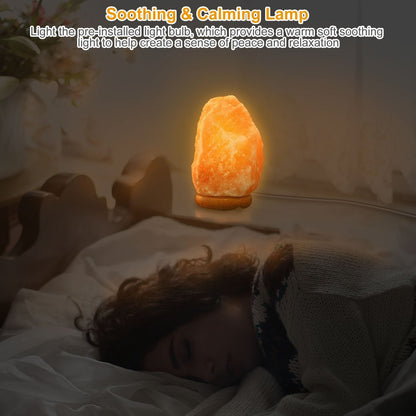 Salt Crystal Rock Lamp Indoor Lighting Low stock refund_fee:1200 Warranty