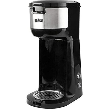 Salton 2-in-1 Single Serve Coffee Maker __stock:50 Kitchen & Dining refund_fee:2200 Warranty