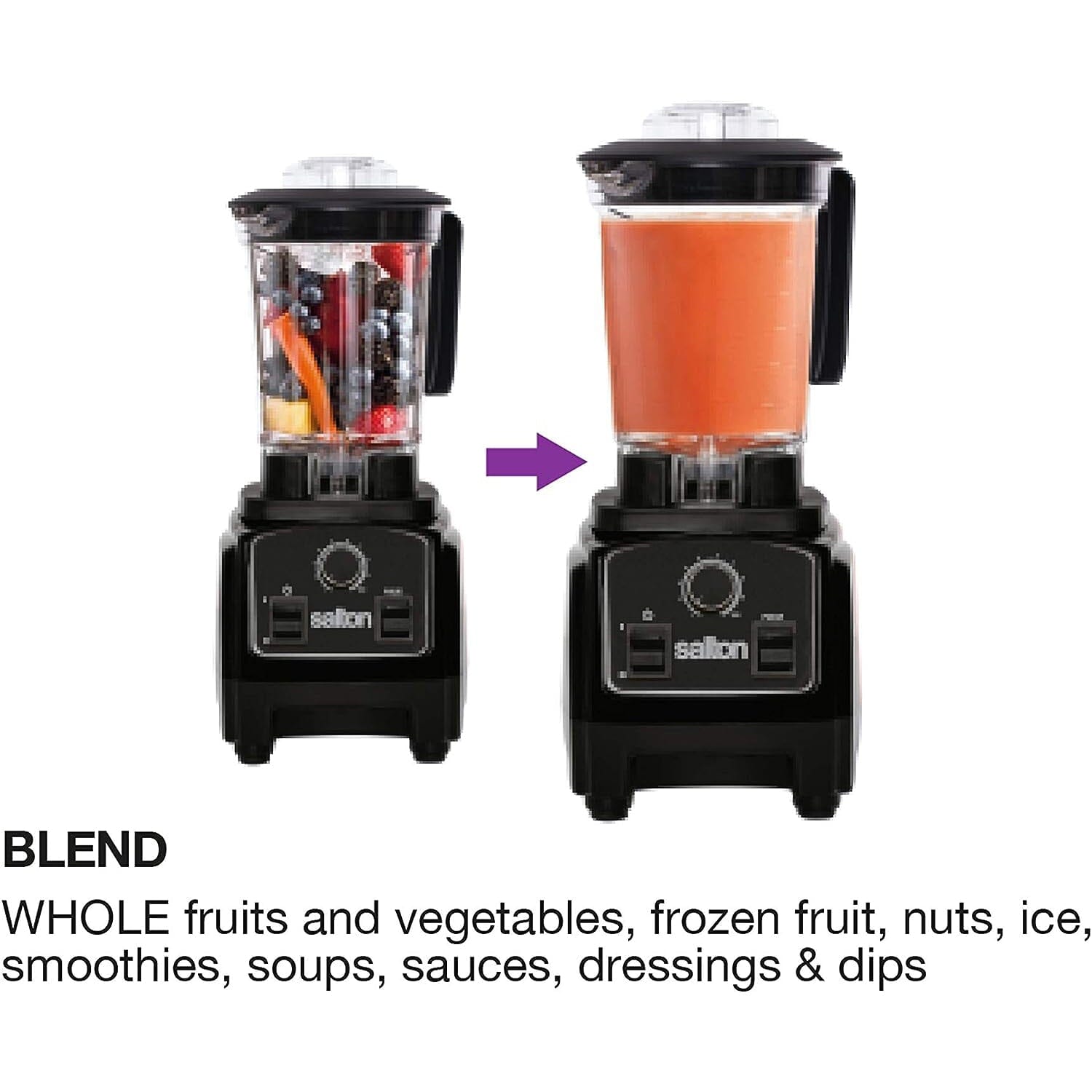 Salton Compact Power Blender 1.2 L/Qt __stock:50 Kitchen & Dining refund_fee:2800 Warranty