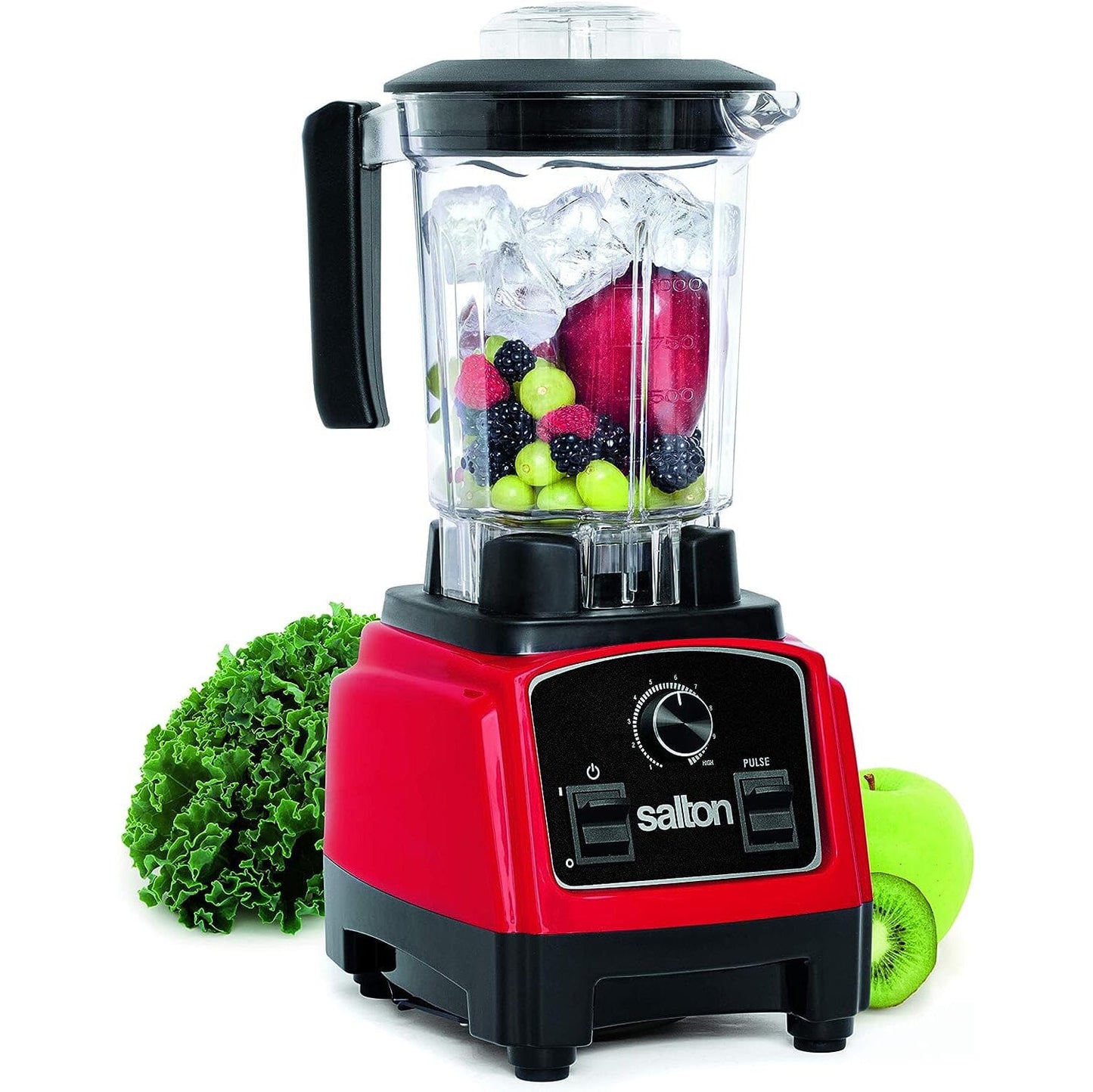 Salton Compact Power Blender 1.2 L/Qt Red __stock:50 Kitchen & Dining refund_fee:2800 Warranty