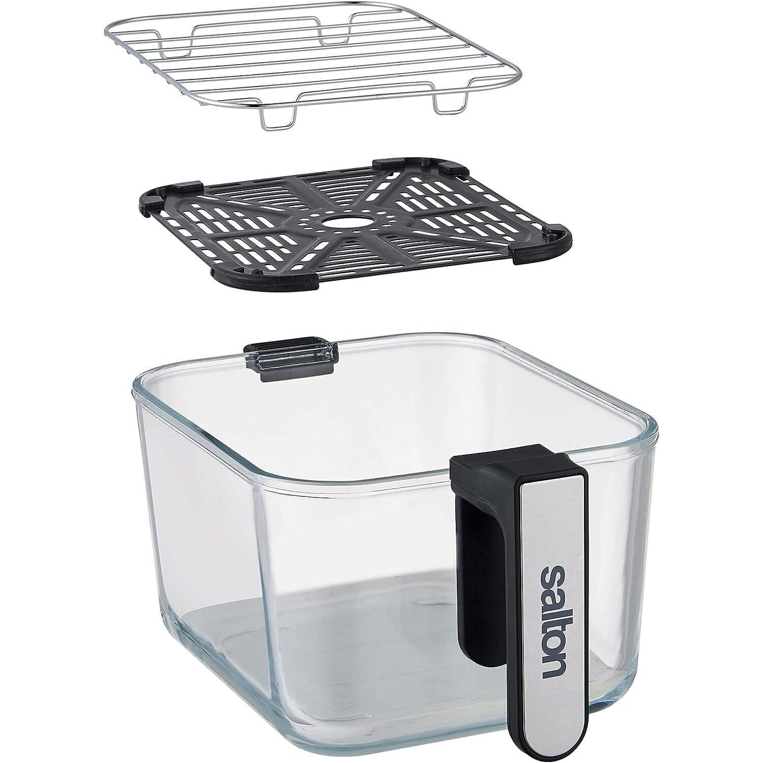 Salton Flip and Cook 3-in-1 Air Fryer, Grill & Dehydrator __stock:50 Kitchen & Dining refund_fee:2800 Warranty