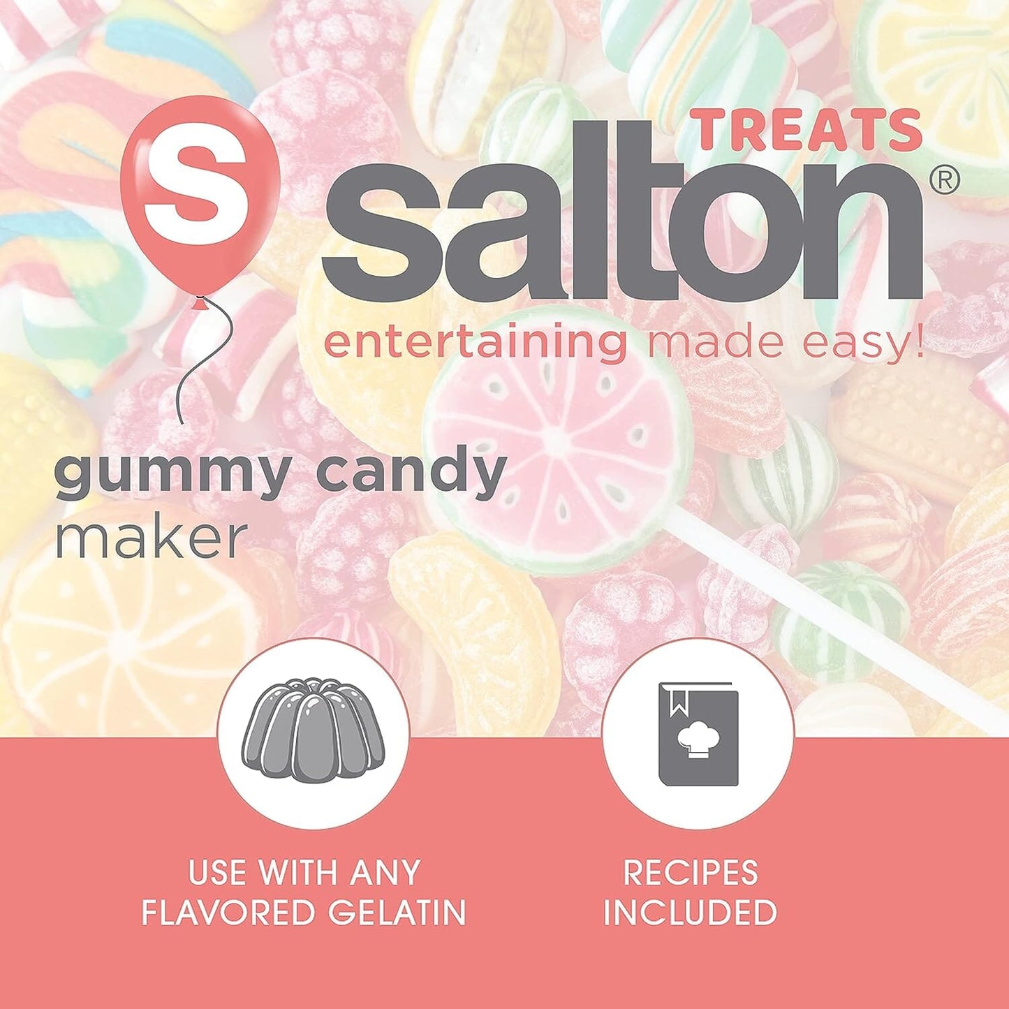 Salton Gummy Candy Maker __stock:50 Kitchen & Dining refund_fee:1800 Warranty