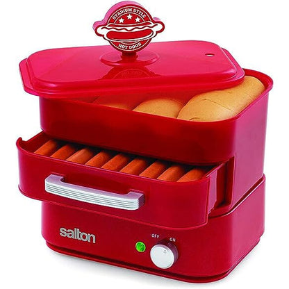 Salton Hot Dog Food Steamer __stock:50 Kitchen & Dining refund_fee:1800 Warranty