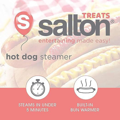 Salton Hot Dog Food Steamer __stock:50 Kitchen & Dining refund_fee:1800 Warranty