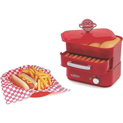 Salton Hot Dog Food Steamer __stock:50 Kitchen & Dining refund_fee:1800 Warranty