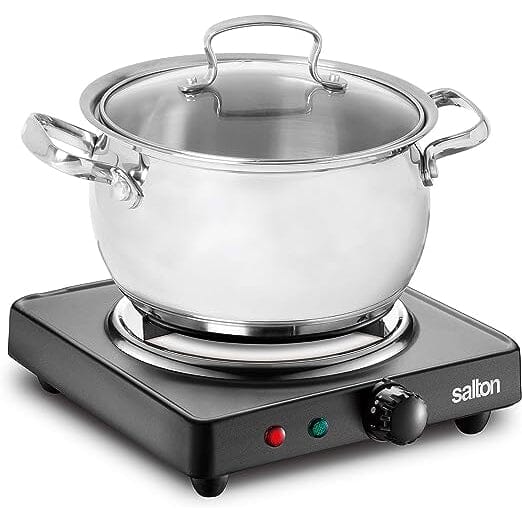 Salton Portable Electric Cooktop __stock:50 Kitchen & Dining refund_fee:1200 Warranty