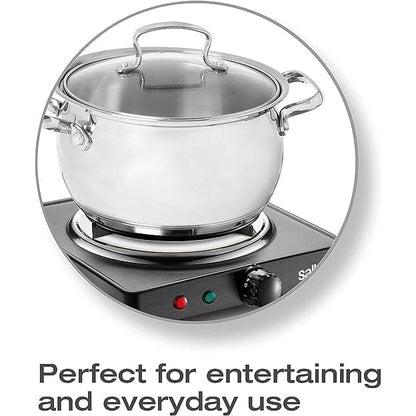 Salton Portable Electric Cooktop __stock:50 Kitchen & Dining refund_fee:1200 Warranty