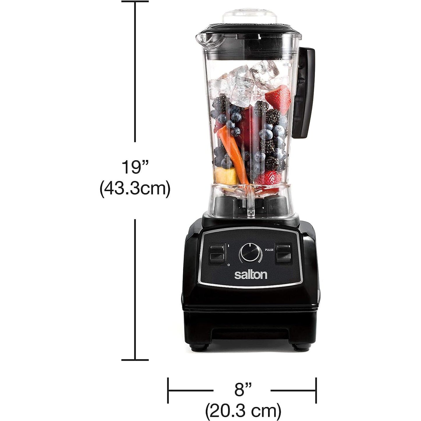 Salton Power Blender 2.0 L/Qt __stock:50 Kitchen & Dining refund_fee:2800 Warranty