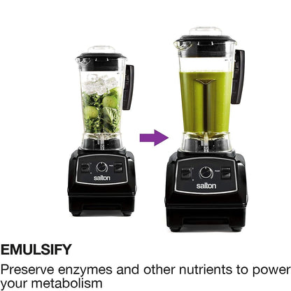 Salton Power Blender 2.0 L/Qt __stock:50 Kitchen & Dining refund_fee:2800 Warranty