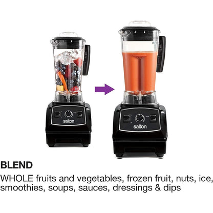 Salton Power Blender 2.0 L/Qt __stock:50 Kitchen & Dining refund_fee:2800 Warranty