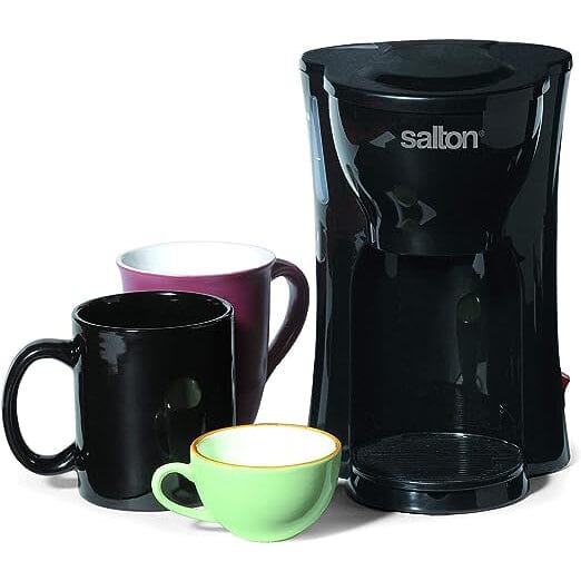 Salton Space Saving 1 Cup Coffeemaker - Black __stock:50 Kitchen & Dining refund_fee:1200 Warranty