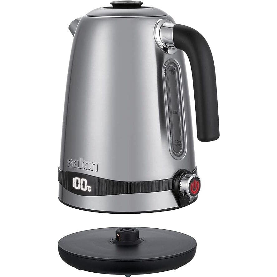 Salton Stainless Steel Digital Kettle - Variable Temperature __stock:50 Kitchen & Dining refund_fee:2200 Warranty