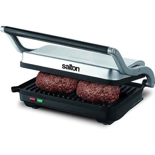 Salton Stainless Steel Panini Grill __stock:50 Kitchen & Dining refund_fee:2200 Warranty