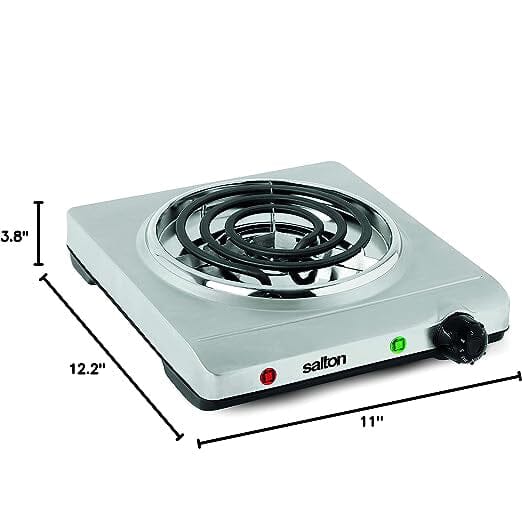 Salton Stainless Steel Portable Cooktop __stock:50 Kitchen & Dining refund_fee:1800 Warranty