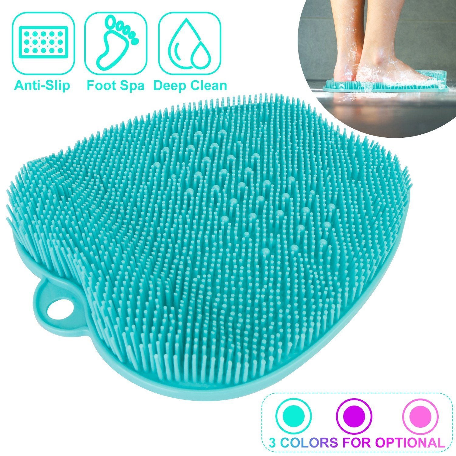 Shower Foot Scrubber Mat Bath refund_fee:1200