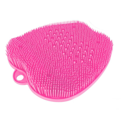 Shower Foot Scrubber Mat Pink Bath refund_fee:1200