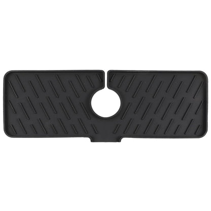 Silicon Faucet Kitchen Sink Mat Black __stock:50 Kitchen & Dining refund_fee:1200