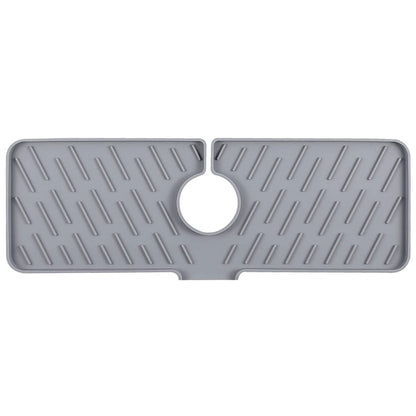 Silicon Faucet Kitchen Sink Mat Gray __stock:50 Kitchen & Dining refund_fee:1200