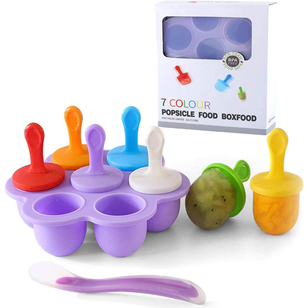 Silicone Popsicle Mold Purple __stock:200 Kitchen & Dining refund_fee:800 show-color-swatches