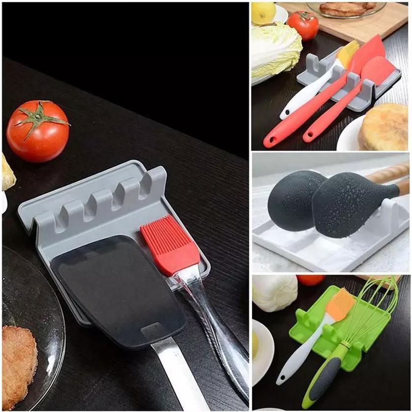 Silicone Spoon Rest with Drip Pad __stock:500 Kitchen & Dining Low stock refund_fee:800