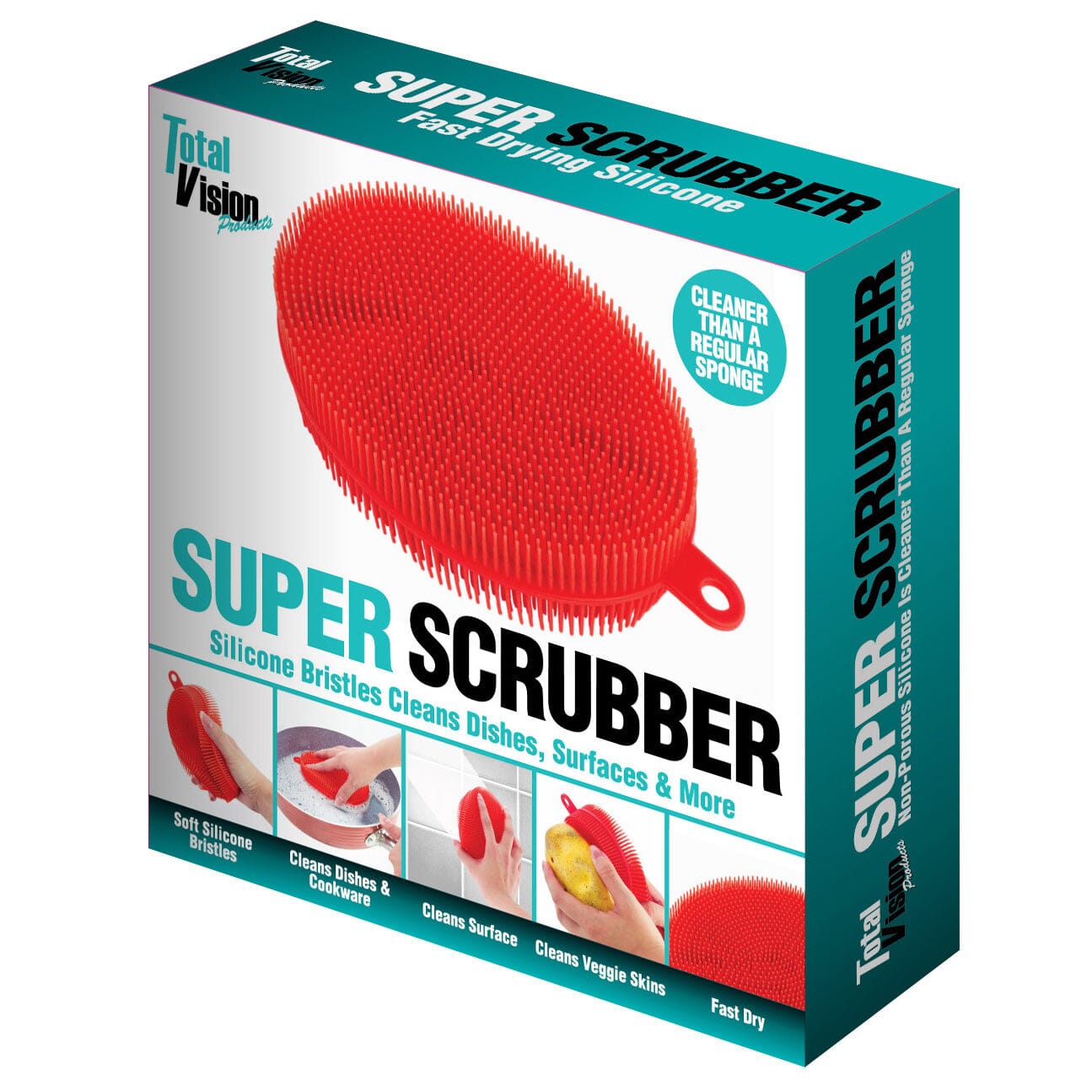 Silicone Super Scrubber __stock:200 Kitchen & Dining refund_fee:800