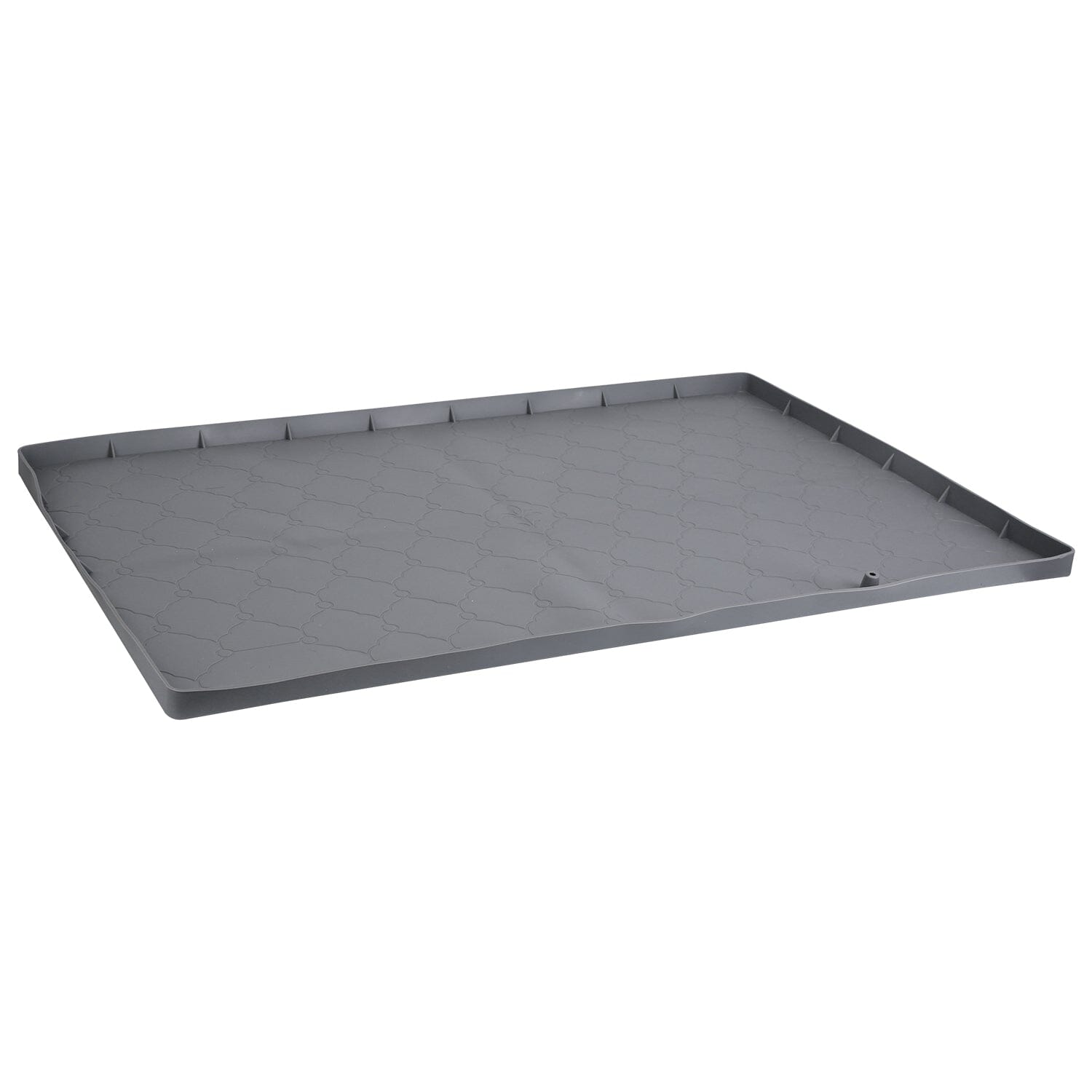 Silicone Under Sink Mat Liner with Drain Hole __stock:50 Kitchen & Dining refund_fee:1200