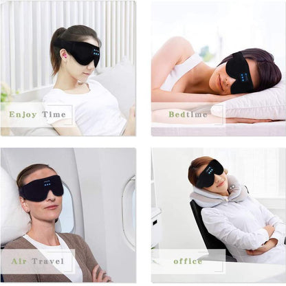 Sleep Headset Bluetooth 5.0 Wireless 3D Eye Mask __label2:BOGO 30% OFF Bedding refund_fee:800