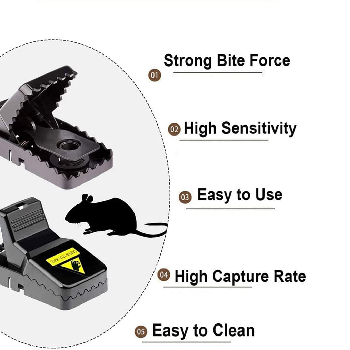 Small Effective Sanitary Safe Mouse Catcher for Family and Pet __stock:200 Pest Control refund_fee:800