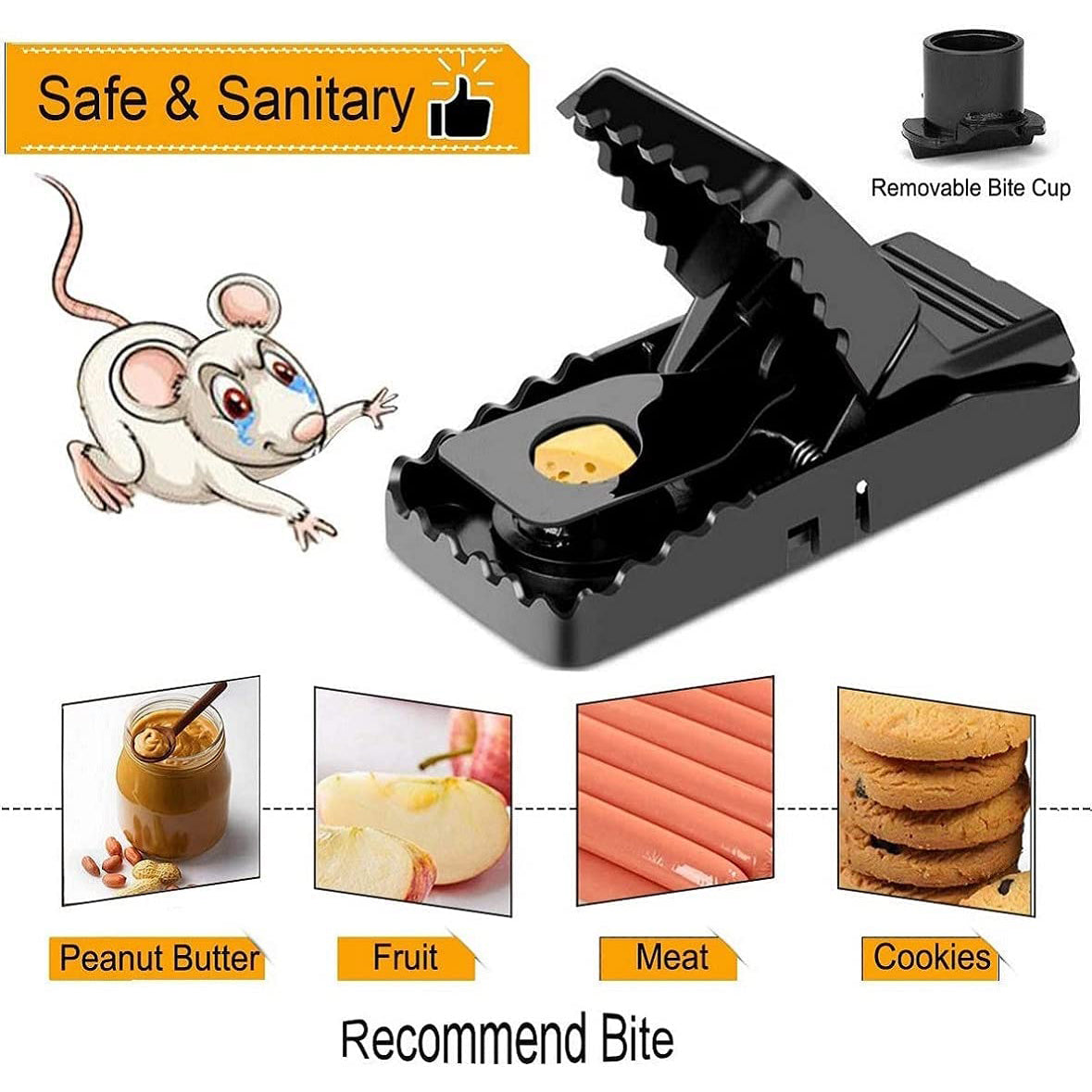 Small Effective Sanitary Safe Mouse Catcher for Family and Pet __stock:200 Pest Control refund_fee:800