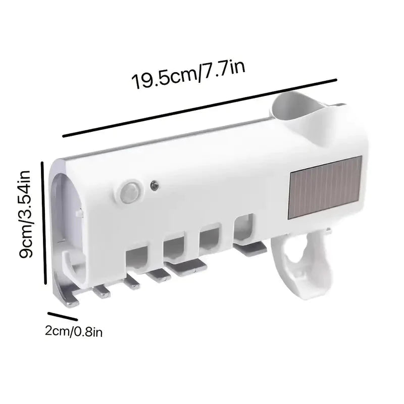 Smart Wall-Mounted Toothbrush UV Sterilizer __stock:200 Bath refund_fee:800 Warranty