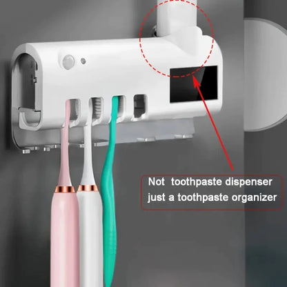 Smart Wall-Mounted Toothbrush UV Sterilizer __stock:200 Bath refund_fee:800 Warranty