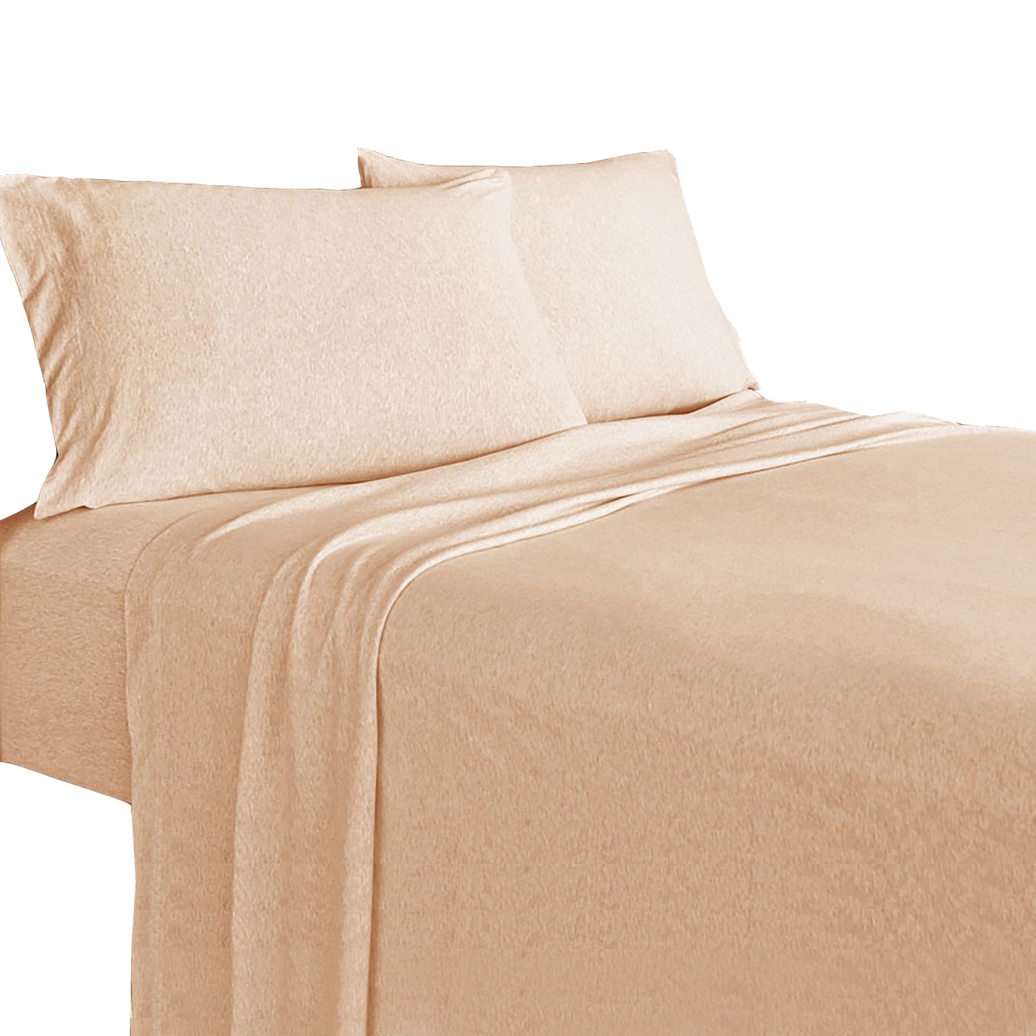 Soft Tees Luxury Cotton Modal Jersey Knit Sheet Set Blush __stock:50 Bedding refund_fee:1200