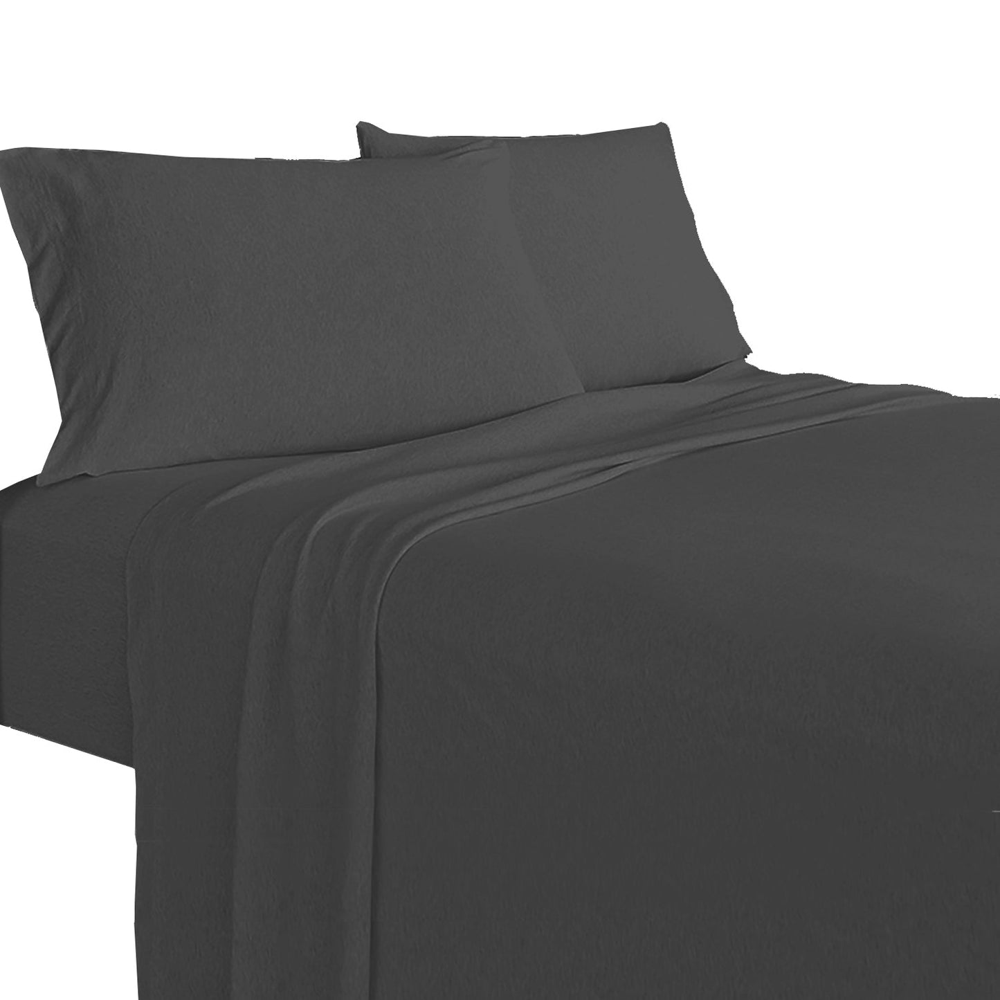 Soft Tees Luxury Cotton Modal Jersey Knit Sheet Set Charcoal __stock:50 Bedding refund_fee:1200