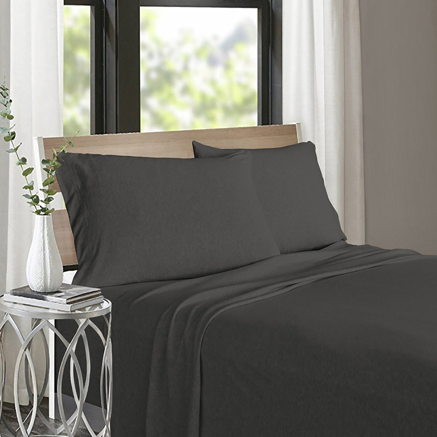 Soft Tees Luxury Cotton Modal Jersey Knit Sheet Set __stock:50 Bedding refund_fee:1200