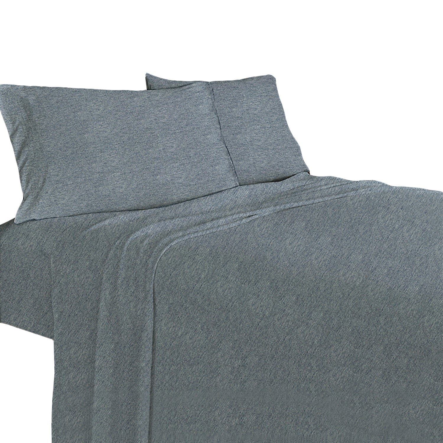 Soft Tees Luxury Cotton Modal Jersey Knit Sheet Set Dark Gray __stock:50 Bedding refund_fee:1200