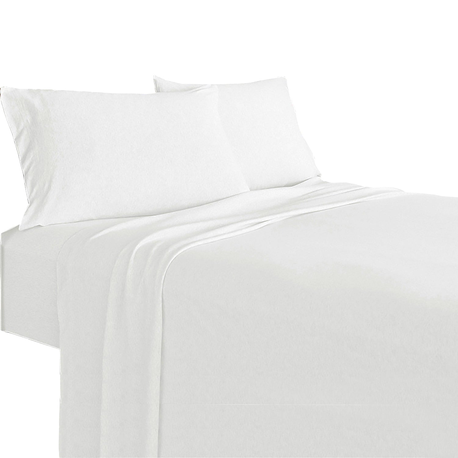 Soft Tees Luxury Cotton Modal Jersey Knit Sheet Set White __stock:50 Bedding refund_fee:1200