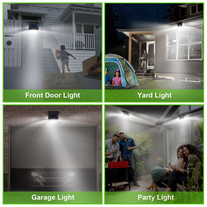 Solar 100 LEDs PIR Motion Sensor Wall Light Low stock Outdoor Lighting refund_fee:800 Warranty